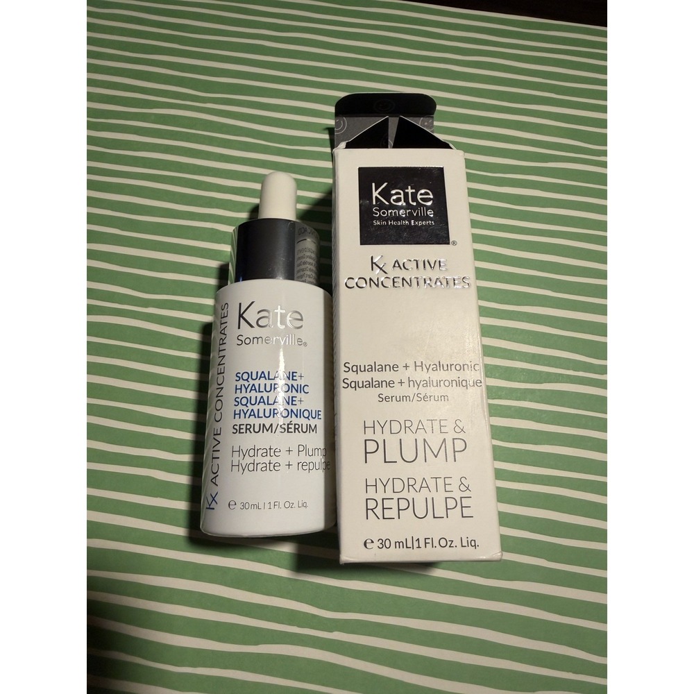 NEW SEAL--Kate Somerville HYDRATE & PLUMP Squalane + Hyaluronic Serum